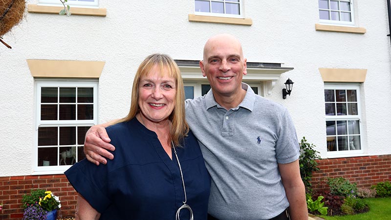 Siobhan and Stephen Peacock