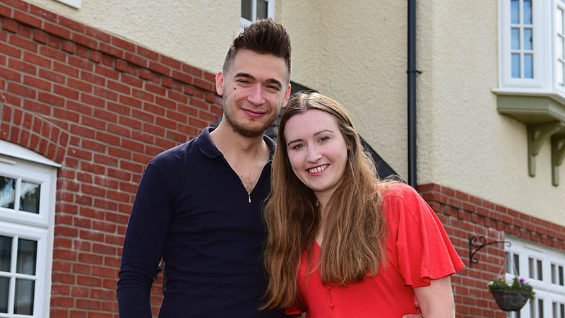 Jonny Taylor and Emily Wolfe at Dollman Meadow