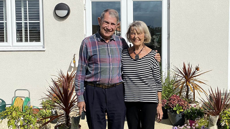 Dr Malcolm McDonald and his wife Margaret