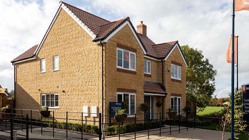 The 'Wroughton' show home at Vicarage Gardens