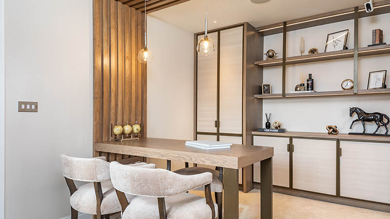 Study in Hayfield Gate show home