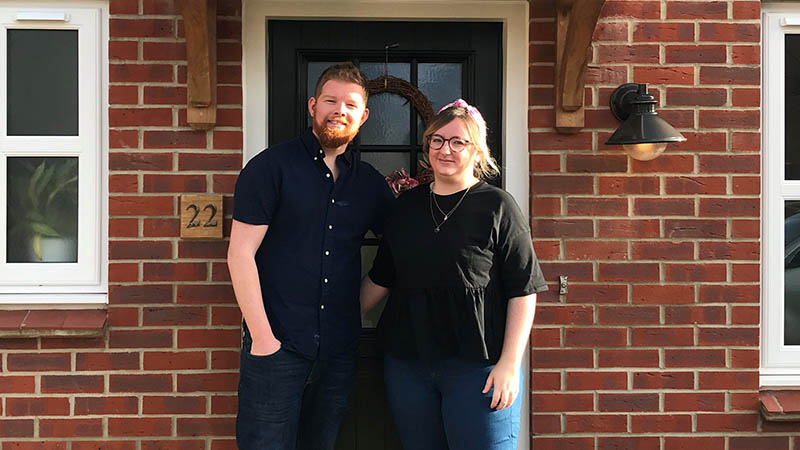 Jonathon and Victoria Garratt at Hayfield Place