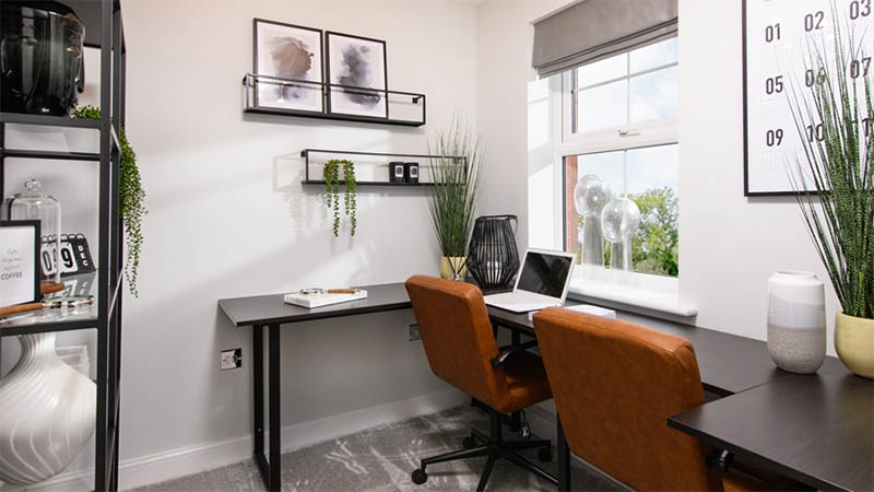 Show home office at The Brooks (Barratt Homes)