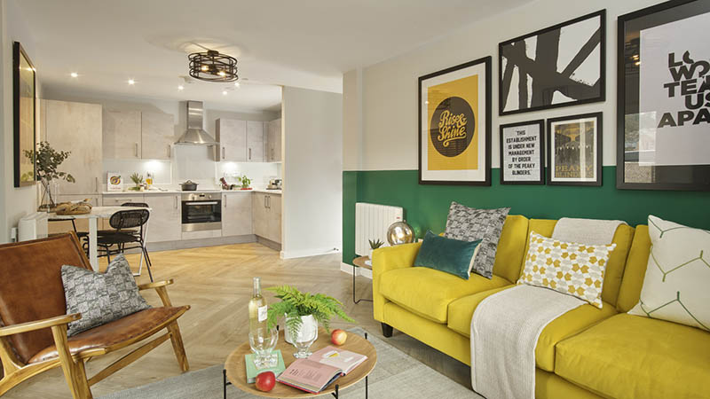 Show home at The Foundry (Bellway)