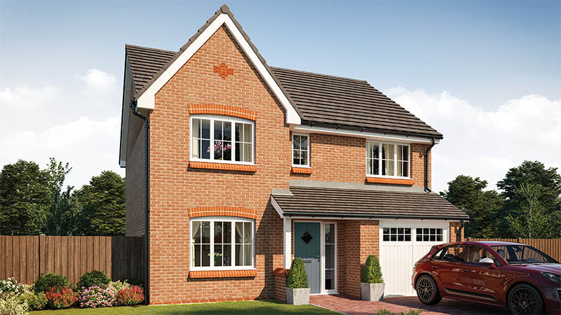 The 'Gardenia' house type at Mill Fields