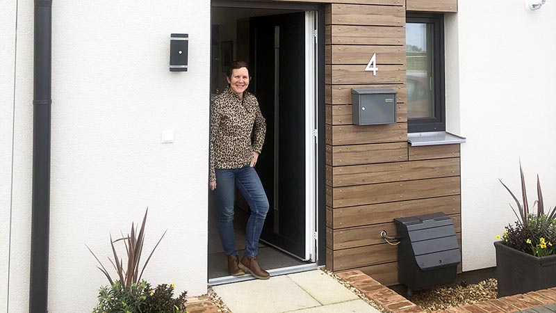 Anna at home at Graven Hill