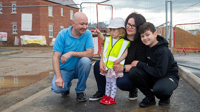 The Baleanu family at Marston Fields