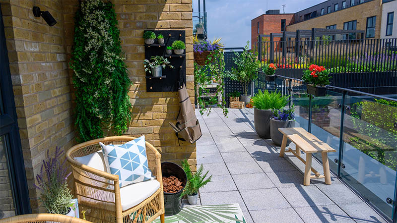 Gardening balcony package at The Paperyard