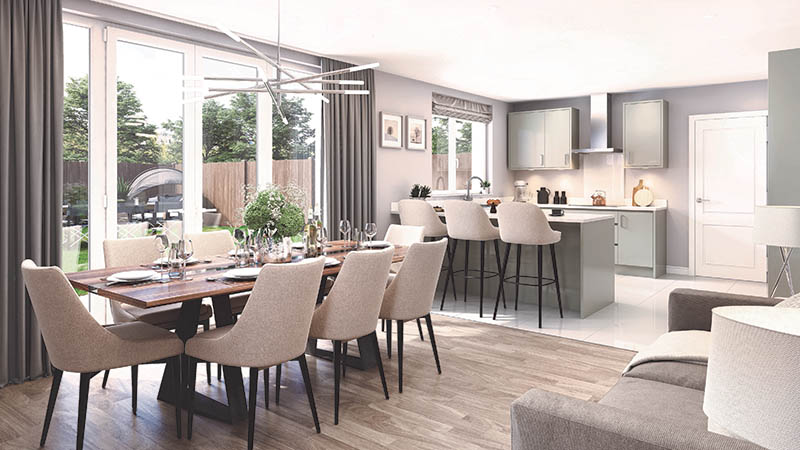 'Blenheim' show home at The Steeples