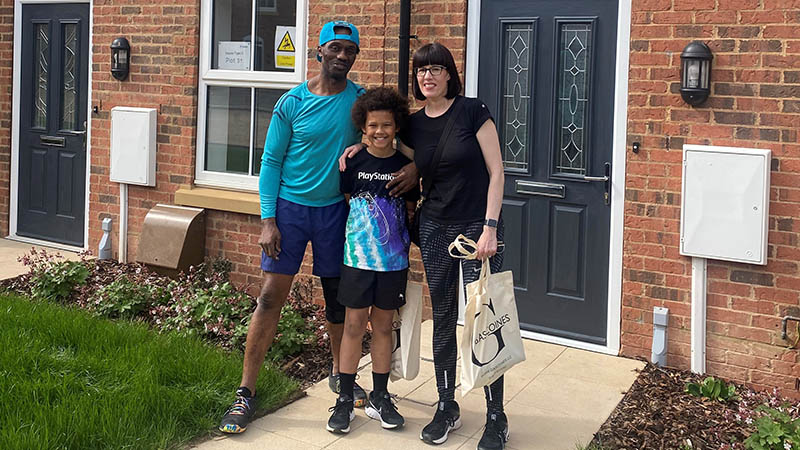 The Okiwe family at home at The Rise