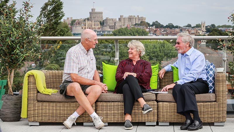 Residents at Castle View in Windsor