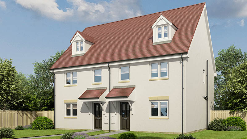 The ‘Dunlop’ at Sinclair Gardens (Taylor Wimpey)