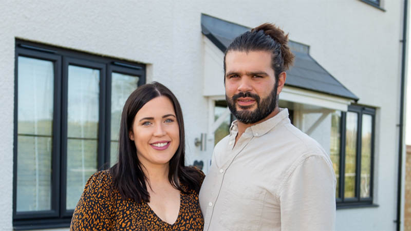 Frances and Drew at home at Judith Gardens