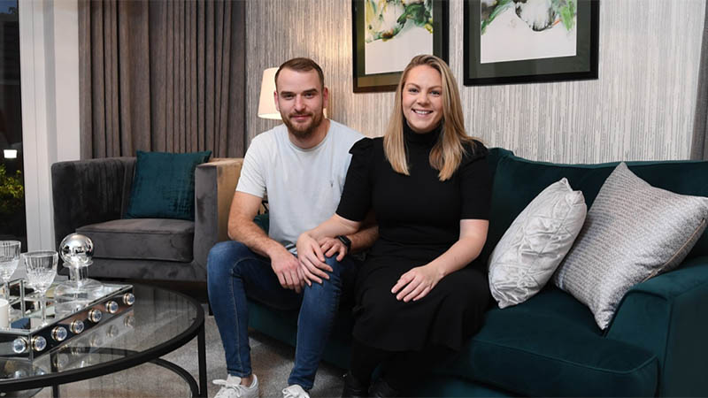 Sam and Sallie at home at Finches Park