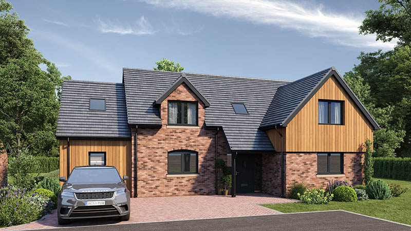 'Beech' house type at Woodland Park