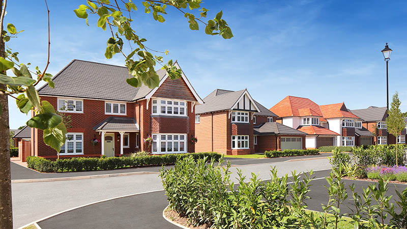 Some of Redrow's Arts & Crafts house types