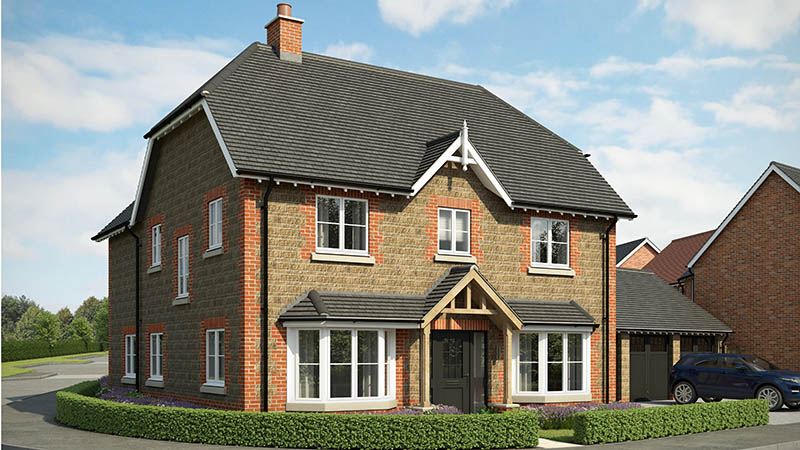 The 'Hallow' house type at Hayfield Park