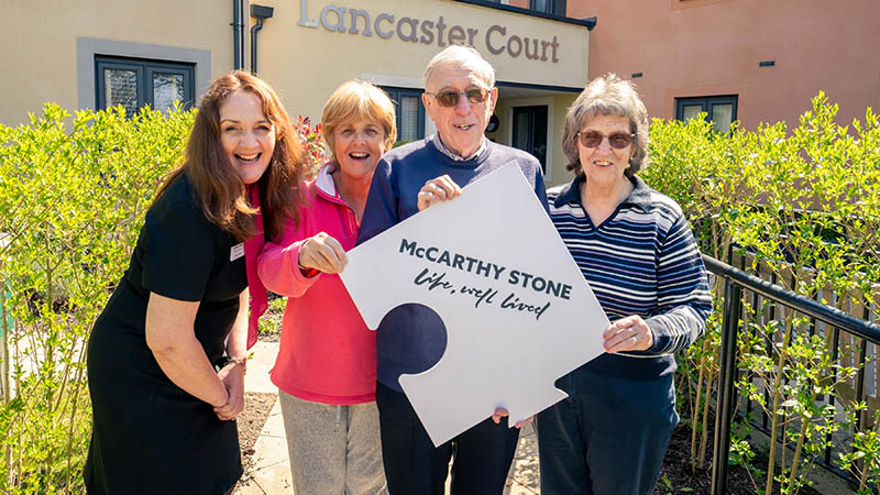 Residents and staff at Lancaster Court