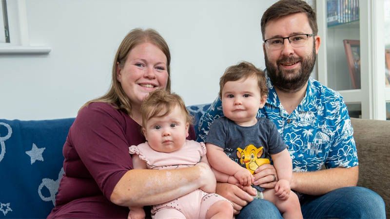 The Dougall family at home at Birch Gate