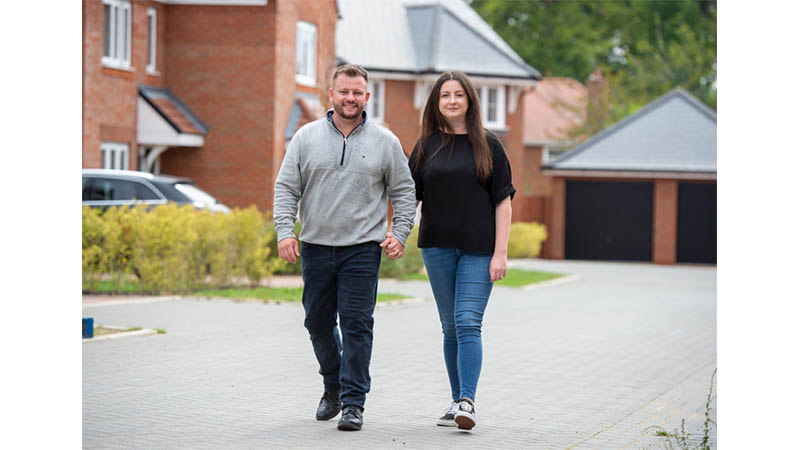 Jamie and Gianna at St Marys (Linden Homes)
