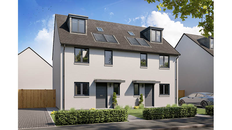 The ‘Islay’ house type at Eskbank Gardens