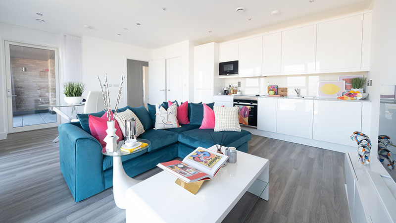Show home at Colindale Gardens