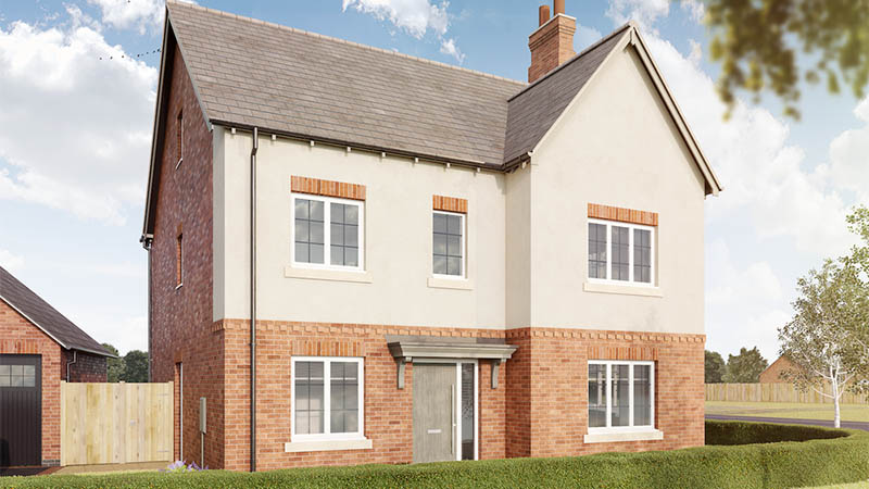 ‘The Warmington’ house type at Lime Gardens