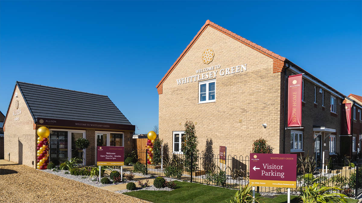 Show home at Whittlesey Green development