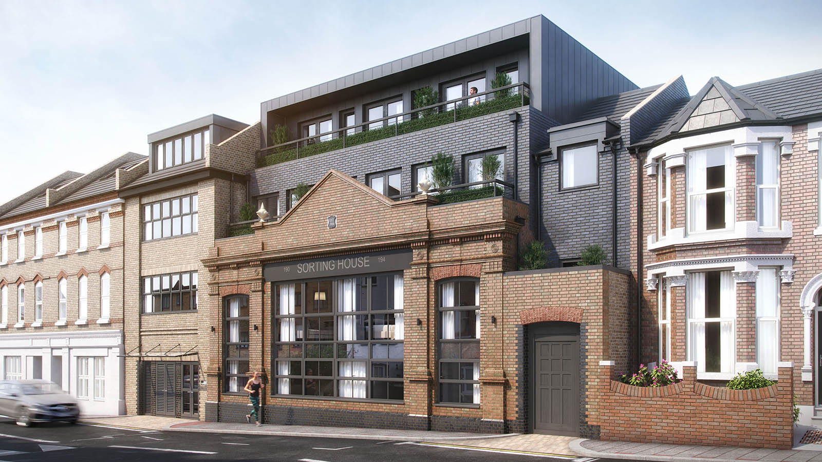 Exterior of The Sorting House, Wandsworth