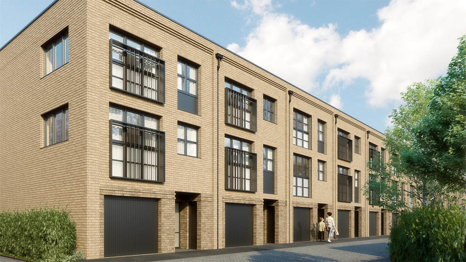 ‘The Tamworth’ townhouse type at Granary & Chapel