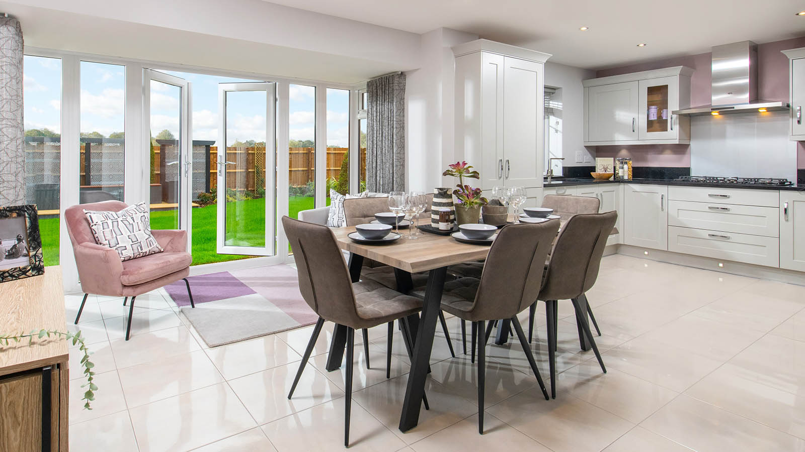 Show home interior at Abbots Green