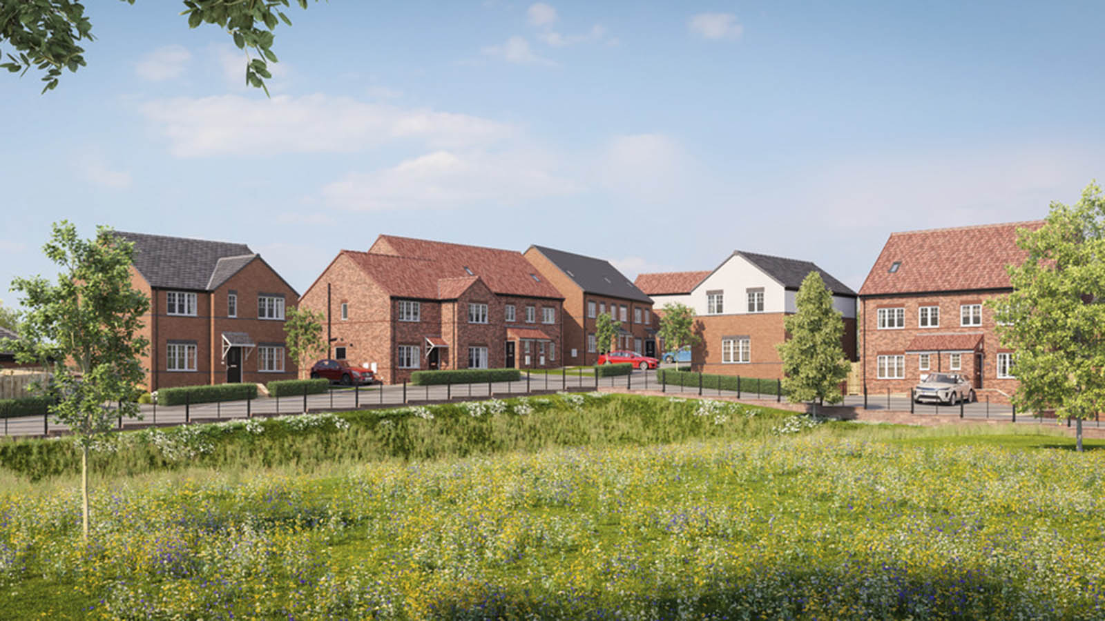 Radford’s Meadow street scene (Avant Homes)