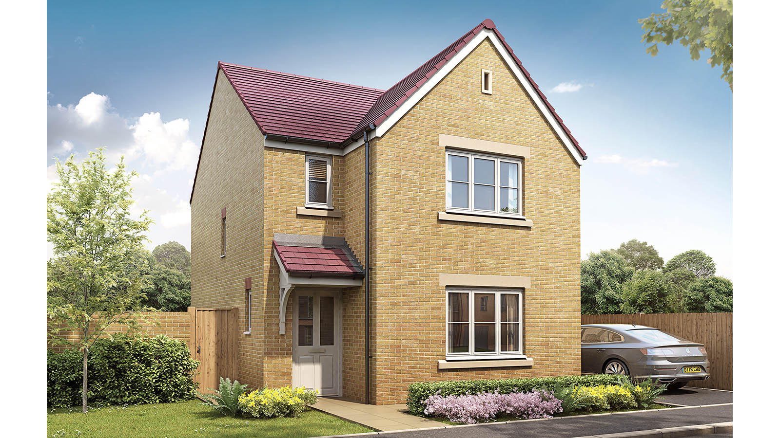 Typical Persimmon Homes house type