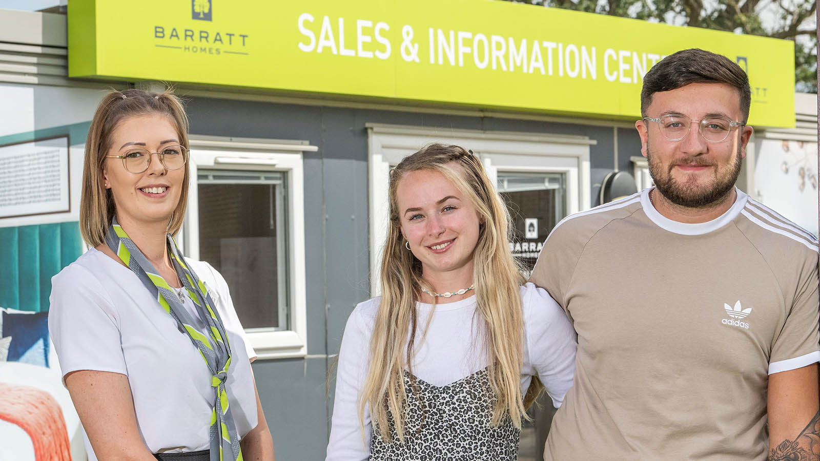 Barratt welcomes buyers Chloe and Finley