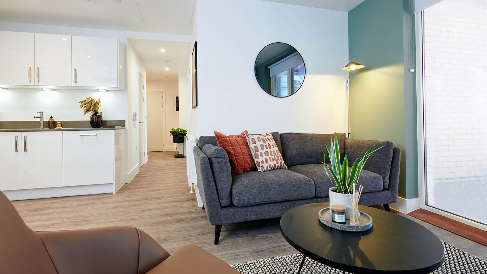 Nautilus Apartments living room (Grainger plc)