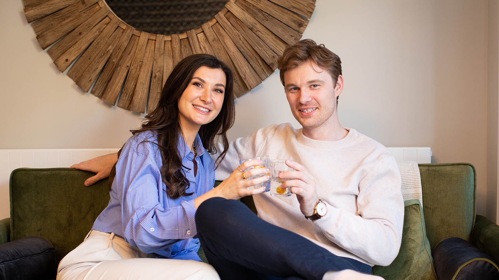 Lydia and James at home at Fairmont