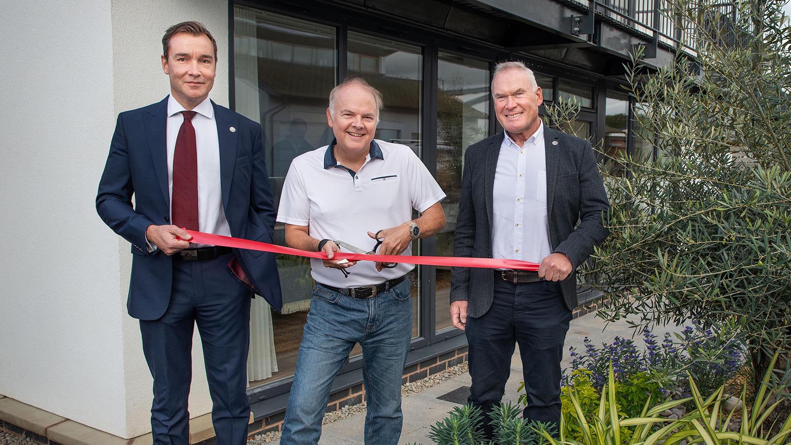Councillor Neil Denton at Sun Houses