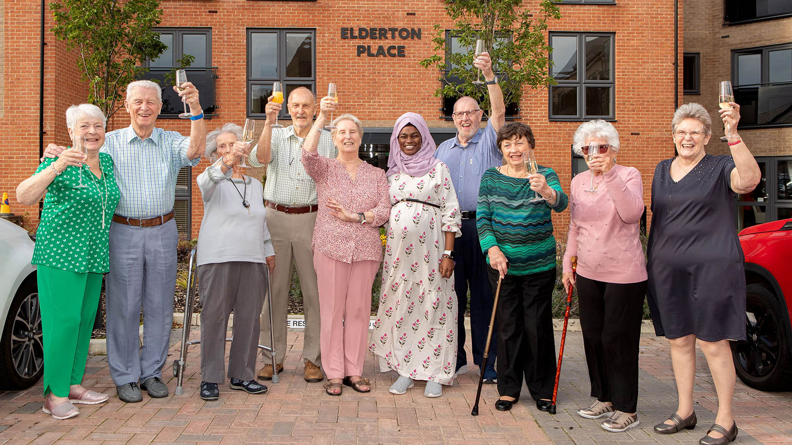 Residents at Elderton Place