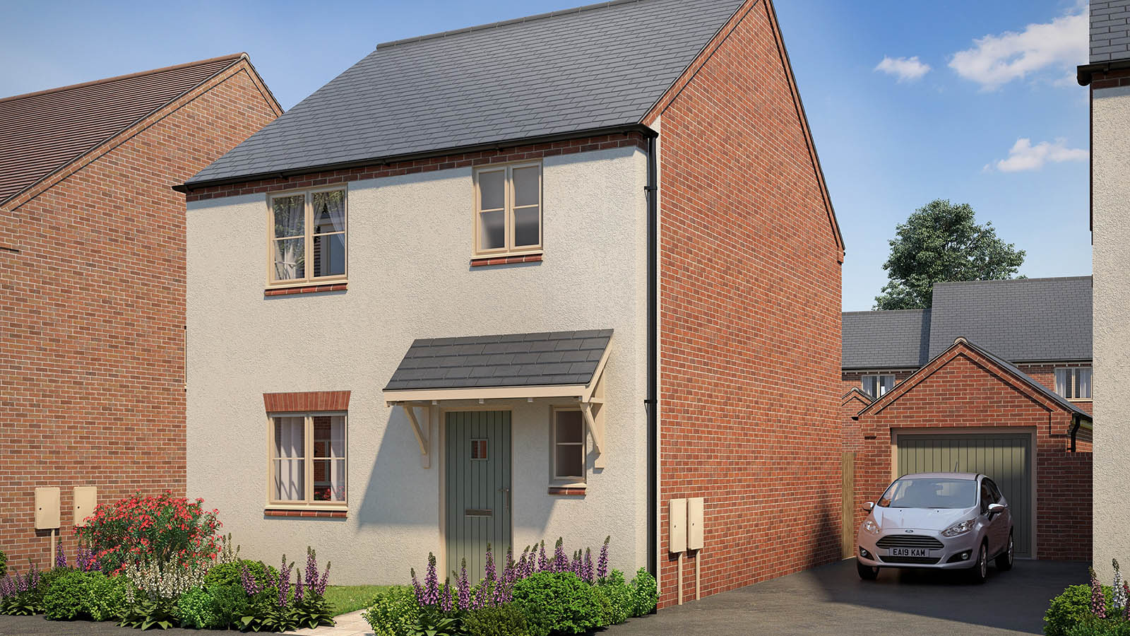 The three-bedroom ‘Abbey’ house type