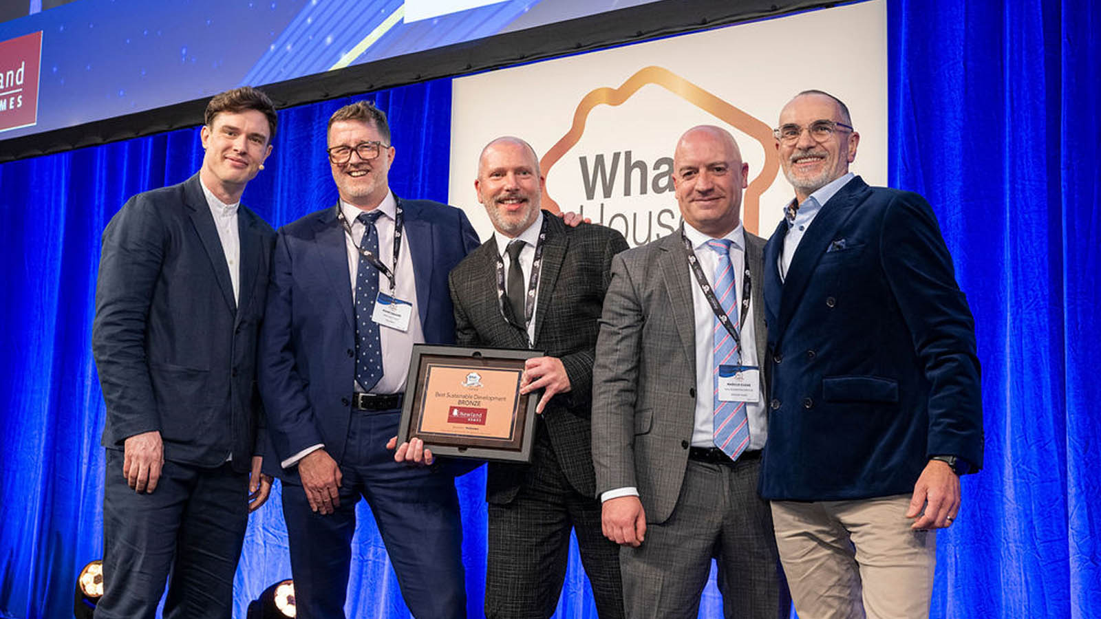 Newland Homes at the WhatHouse? Awards 2023