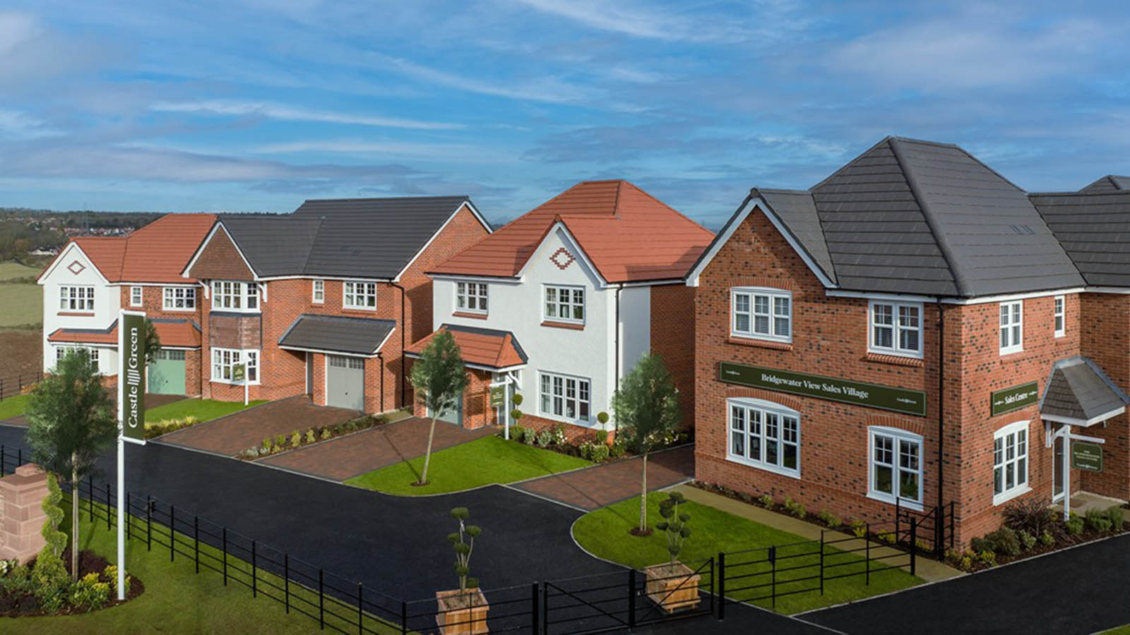 The show homes at Bridgewater View