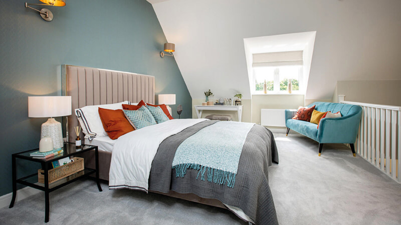 'Colton' show home bedroom