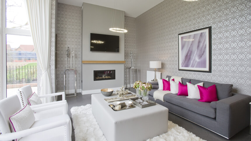 Chartwell show home living room