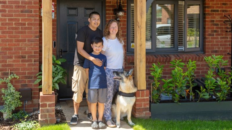 The family at Heritage Place (Bargate Homes)