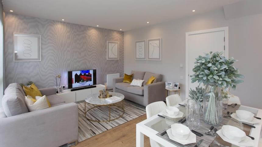 The show home at Barnes Village