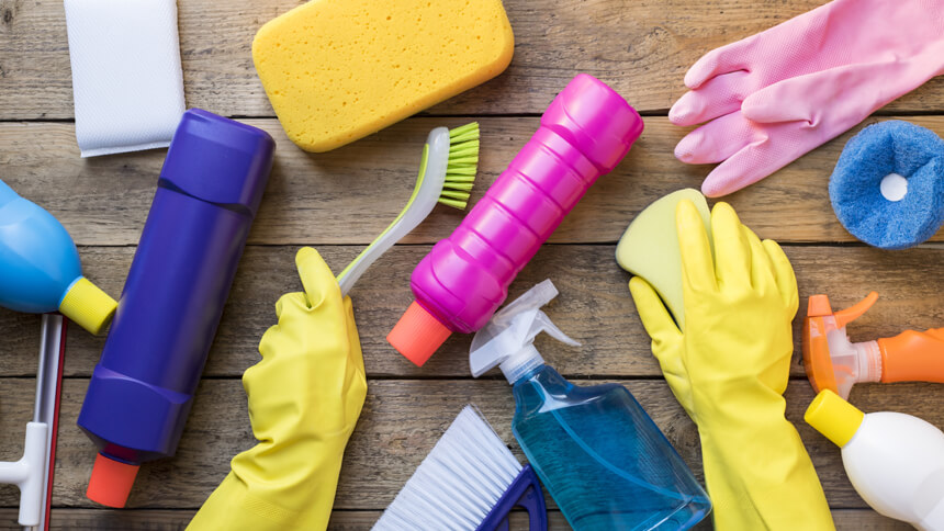 Scots spend the most time cleaning their homes