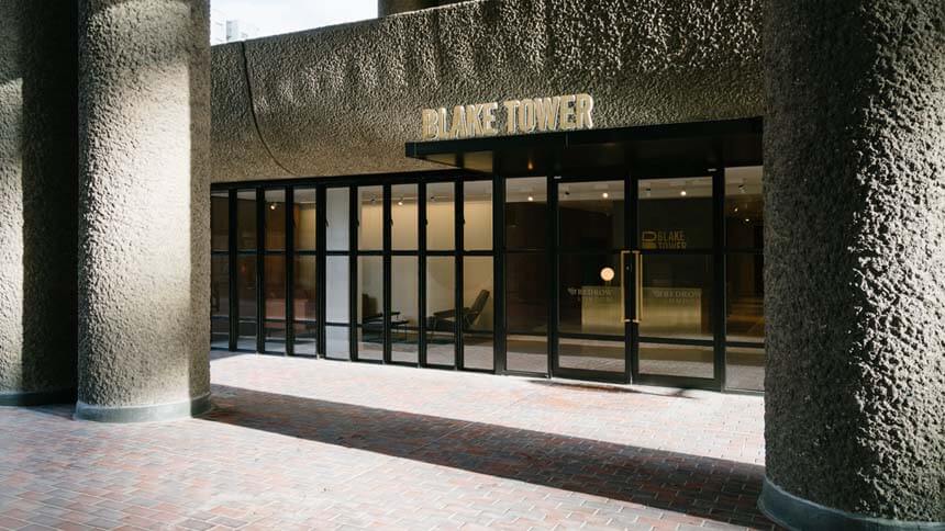 Blake Tower entrance (Redrow London)