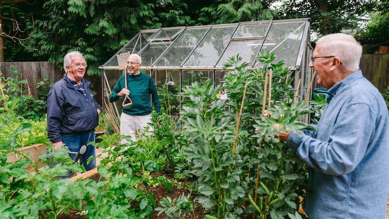 Bromford residents gardening