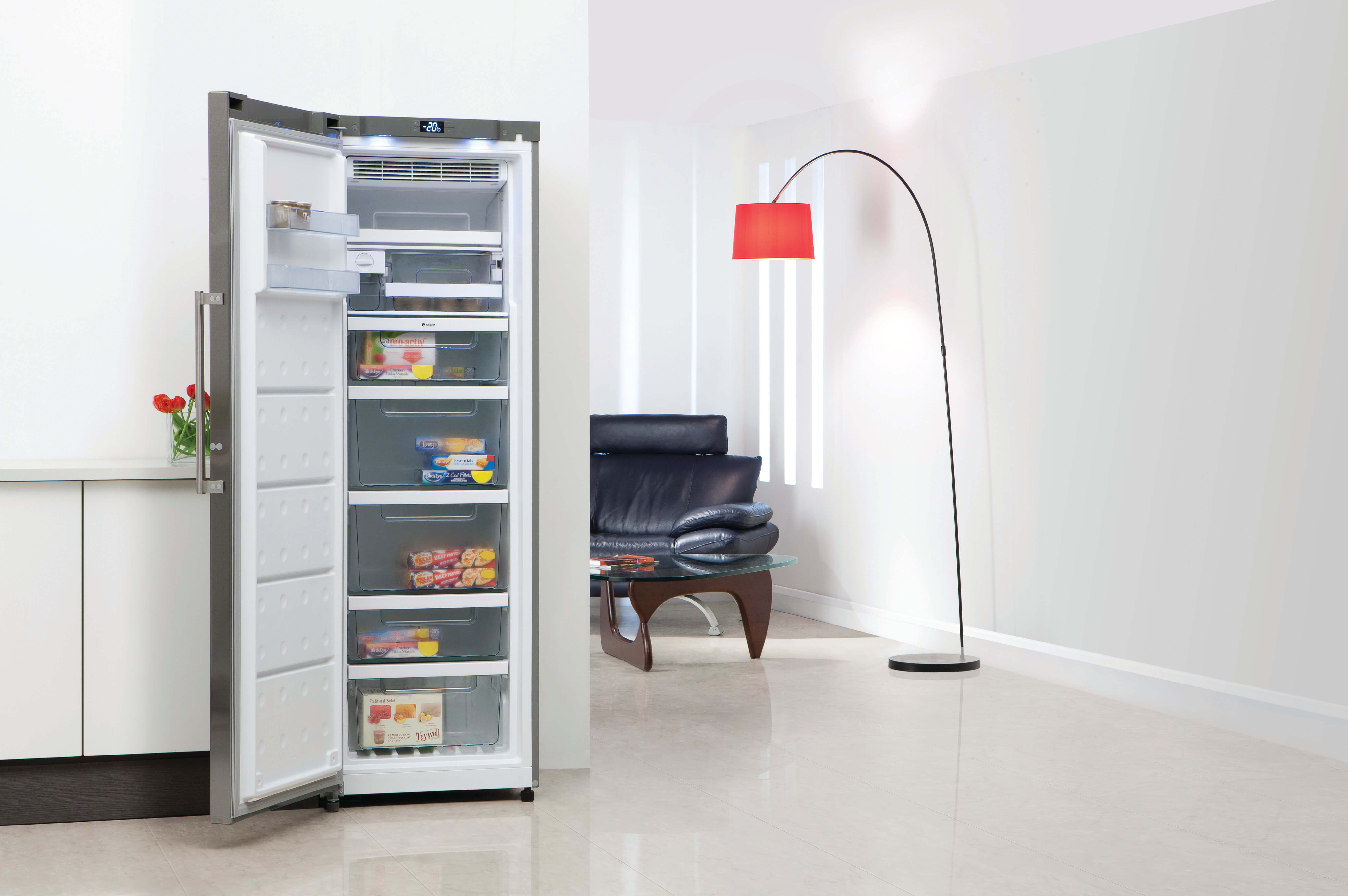 Caple's freestanding RFZ17SS freezer