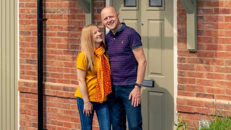 Laura and Chris at Kings Manor (Chestnut Homes)